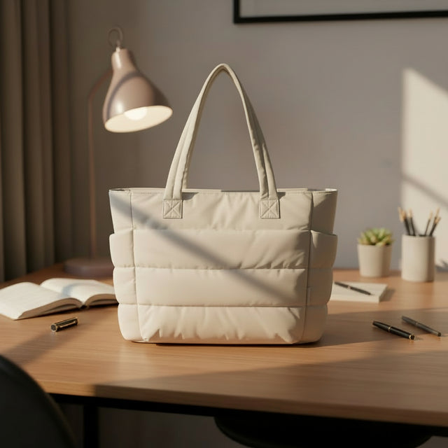 Puffy Laptop Tote Bag
