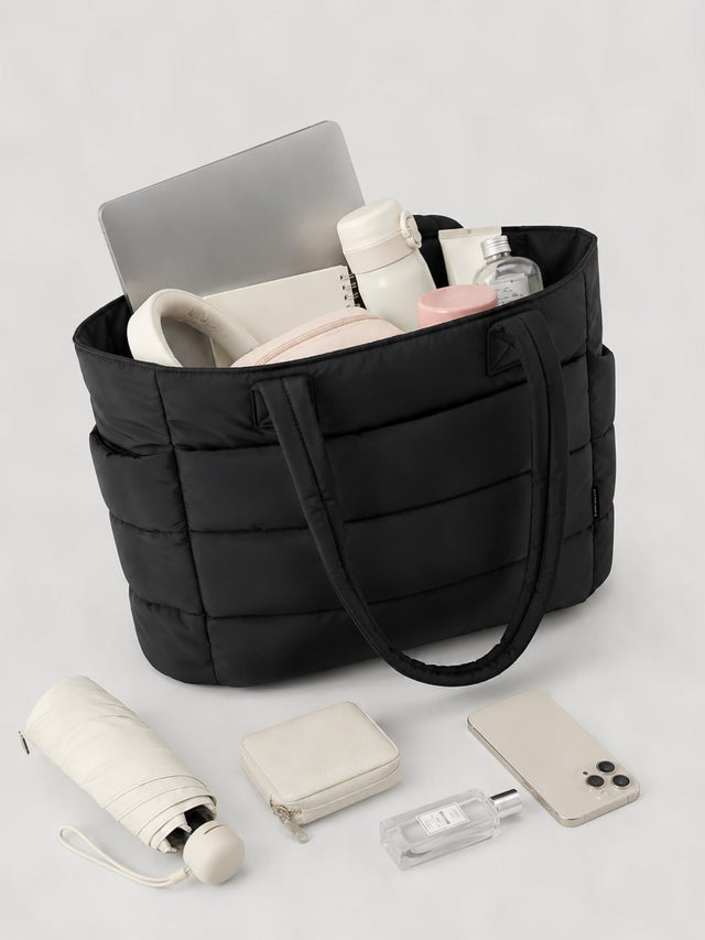 Puffy Laptop Tote Bag