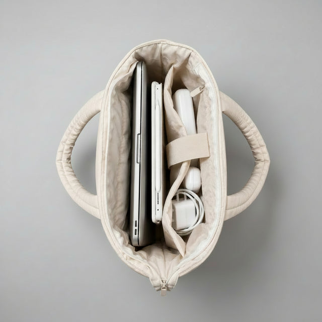 Puffy Laptop Tote Bag