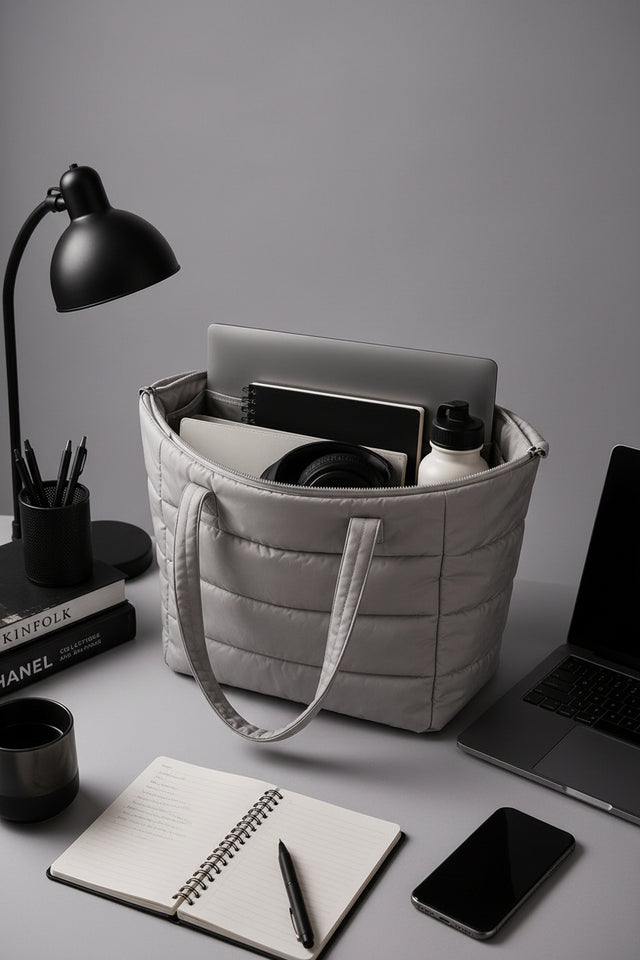 Puffy Laptop Tote Bag