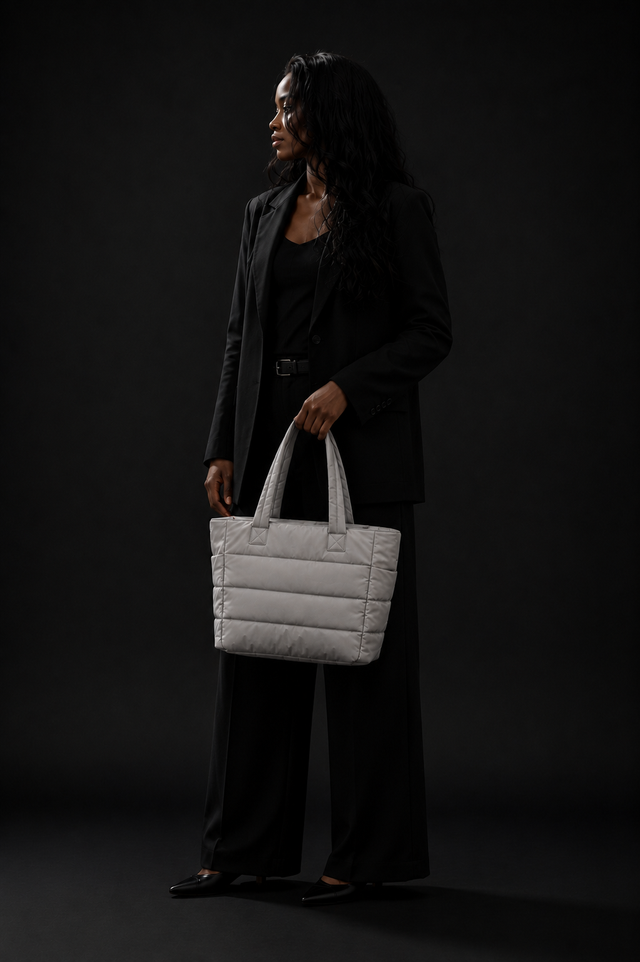 Puffy Laptop Tote Bag