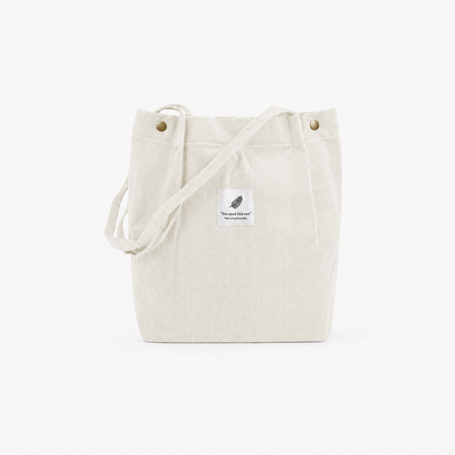 Corduroy Tote Bag