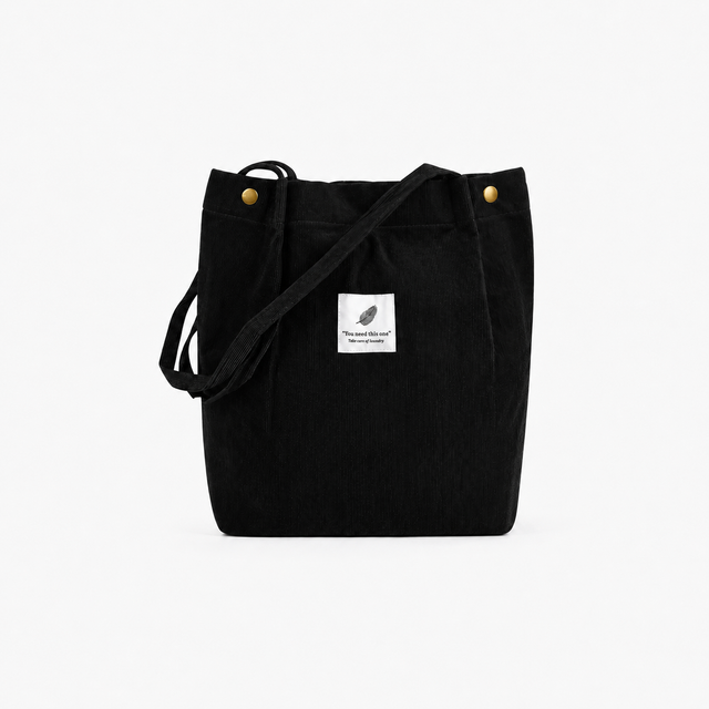 Corduroy Tote Bag