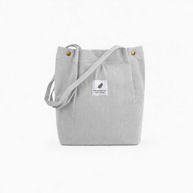 Corduroy Tote Bag