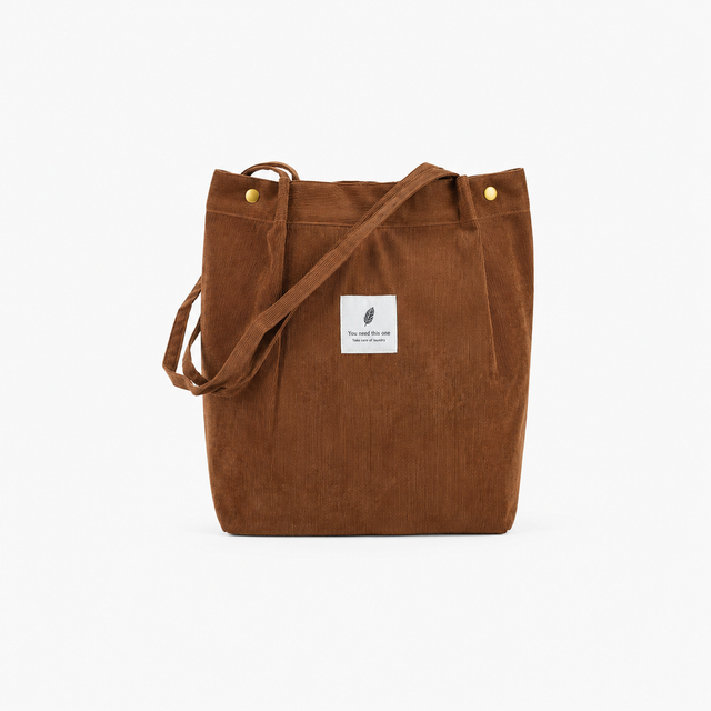 Corduroy Tote Bag