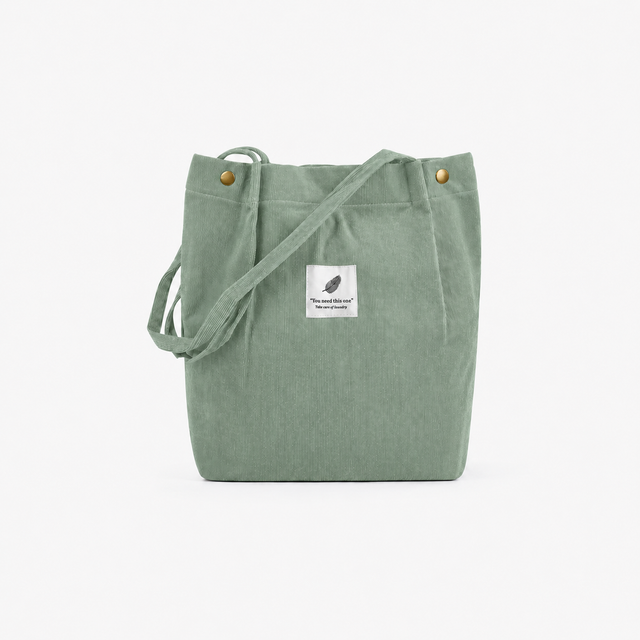 Corduroy Tote Bag