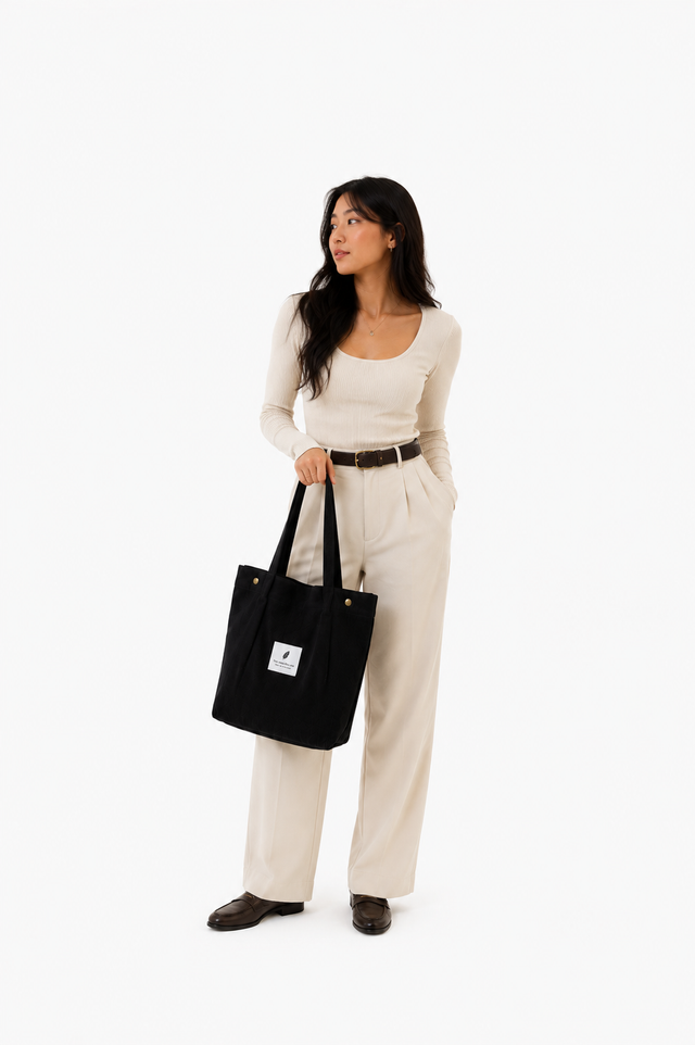 Corduroy Tote Bag